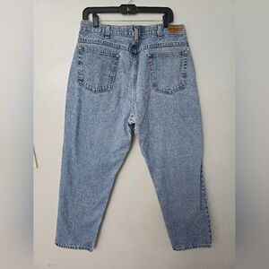 LL Bean Jeans Mens 37 x 30 Vintage Double L Natural Fit Blue Denim Made in USA